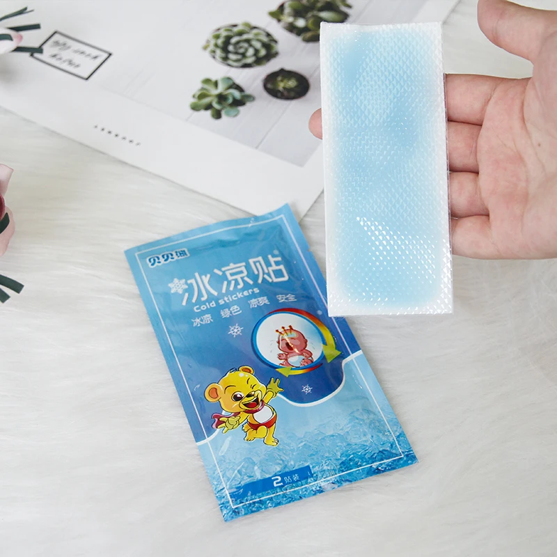 fever cooling patch Borneol and Menthol summer cooling gel patches