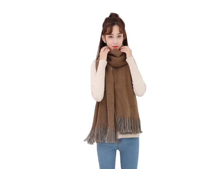 2022 Hot Sale Yak Wool Shawl Women Muslim Winter Scarf