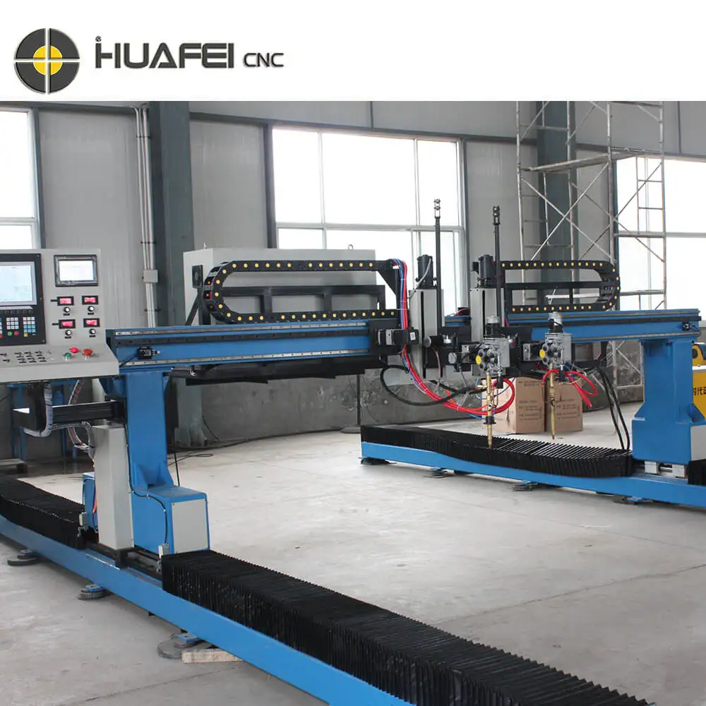Long service life gantry cnc plasma cutter cutting machine