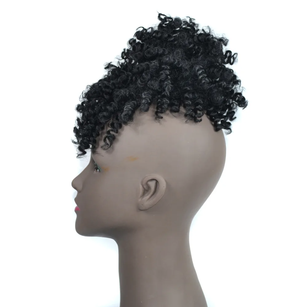 Good quality ponytail wig with bangs suitable for ladies