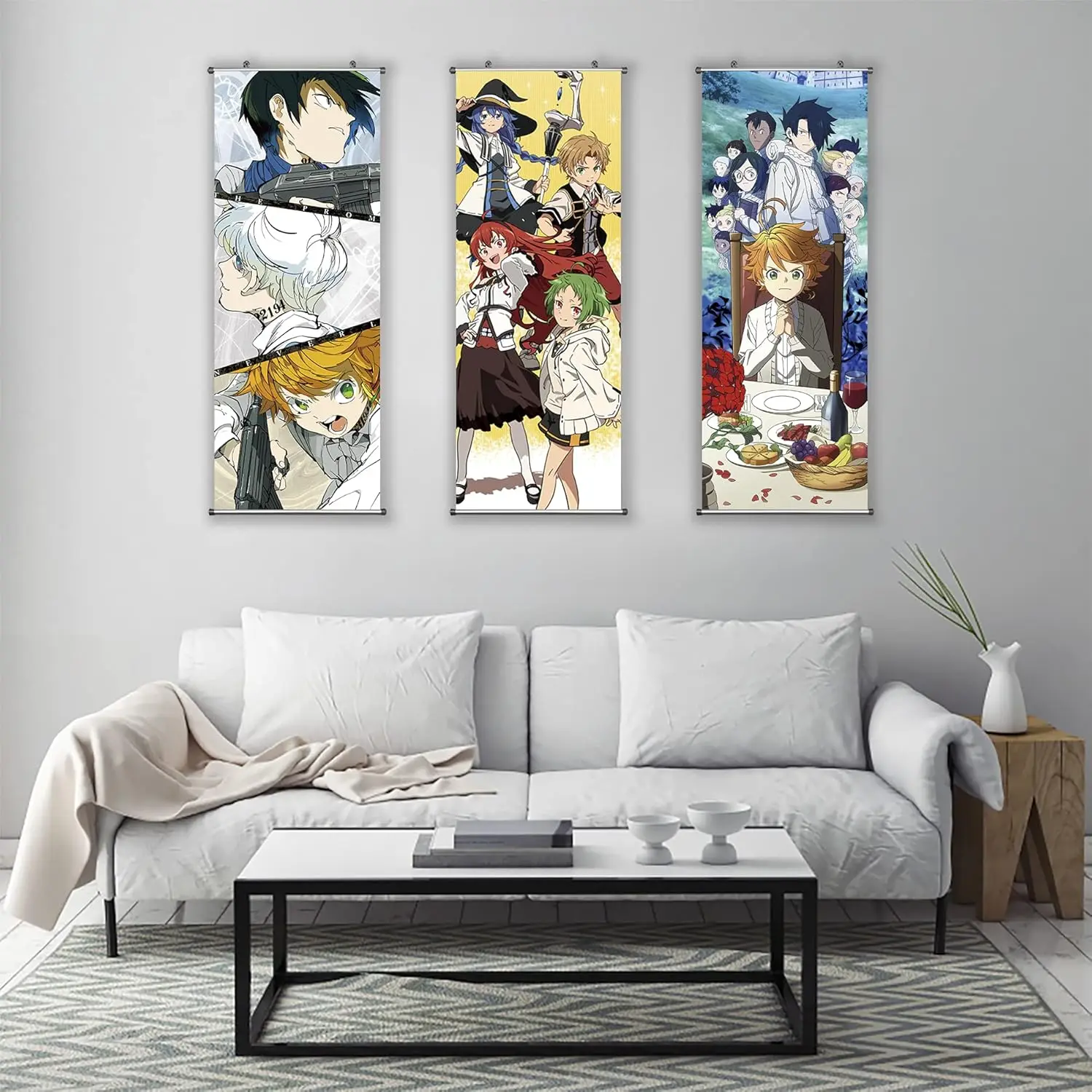 Wholesale Poster Banner Room Decoration Scroll Poster Hanging Picture Custom Hangable Wallscroll Posters Anime Wall Scroll