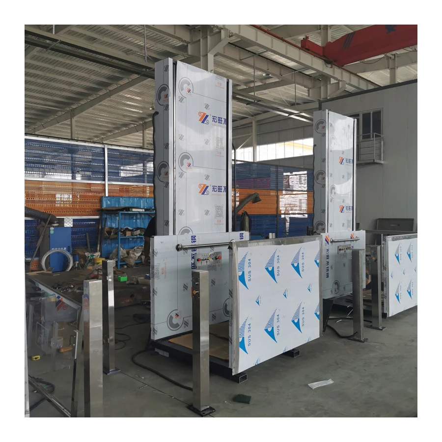 Stair lifting platform for disabled scissor wheelchair lift table mini home elevator