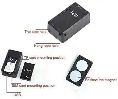 GF-07 Mini GPS Car Tracker Real Time Tracking Anti-Theft Anti-lost Locator Car Child Pet Positioner