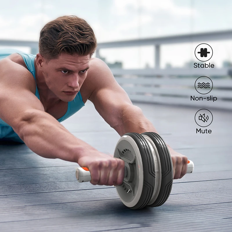 Home Gym Abdominal Core Trainer For Core Workout Smart Wheel Digital Ab Wheel Roller