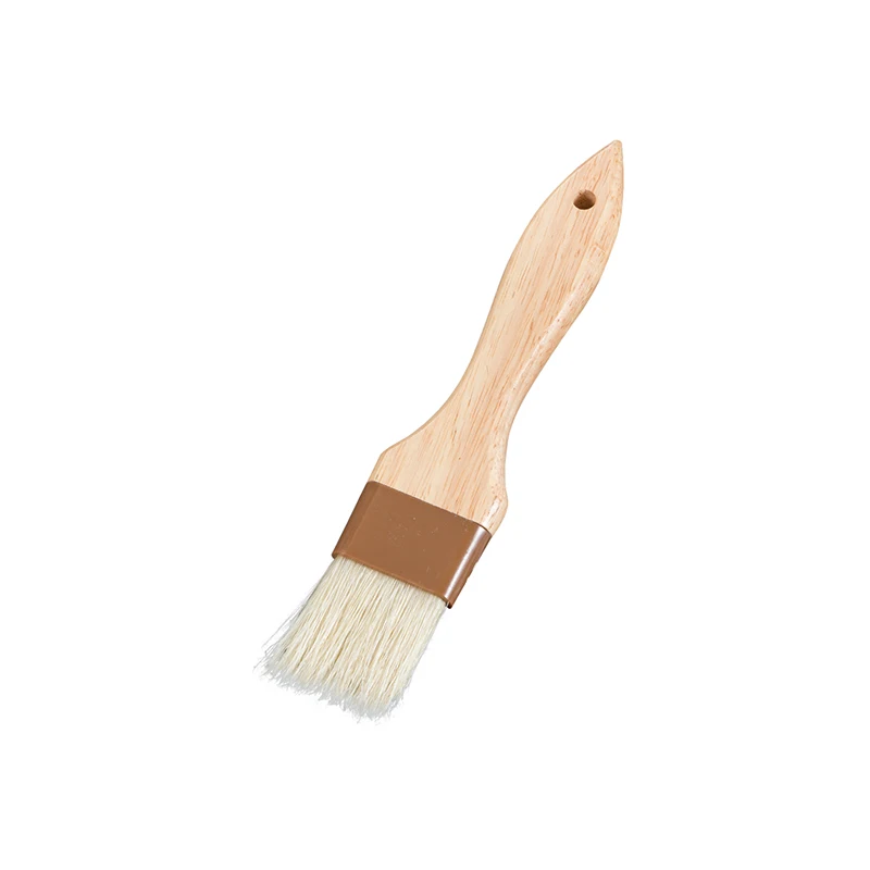 large Barbecue brush oil pancake household kitchen wool with wooden handle resistant to high temperature baking cake bread brush