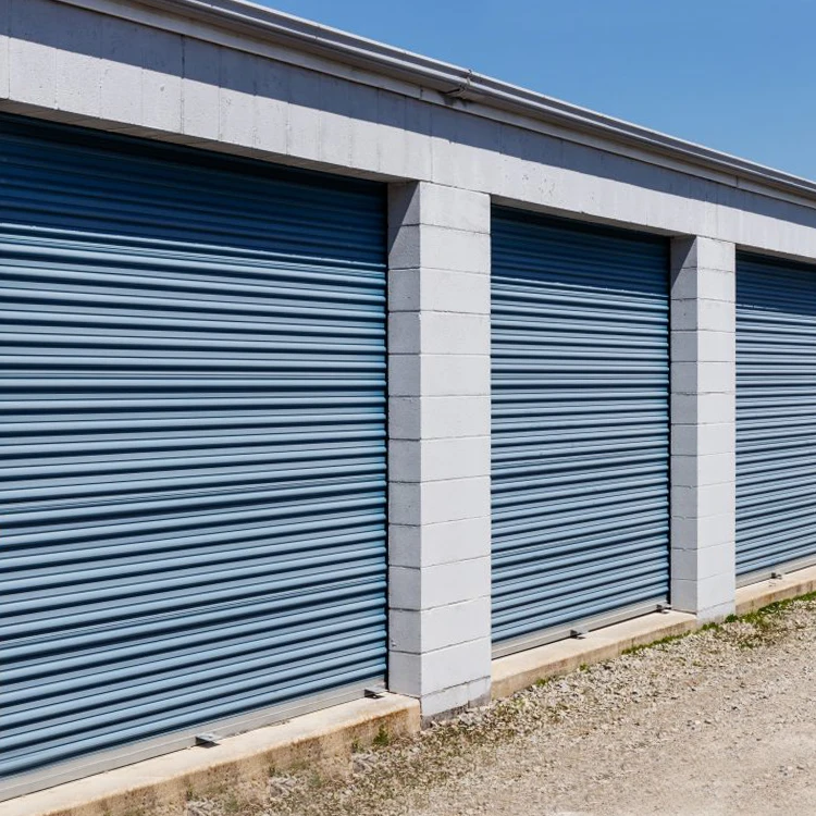 Factory prices industrial roll up door electric remote control automatic fast galvanized steel roller shutter doors