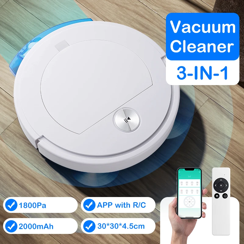 Household cleaning smart vacuum mopping cleaner robotic automatically sweeping scrubbing floor robot mop cleaner