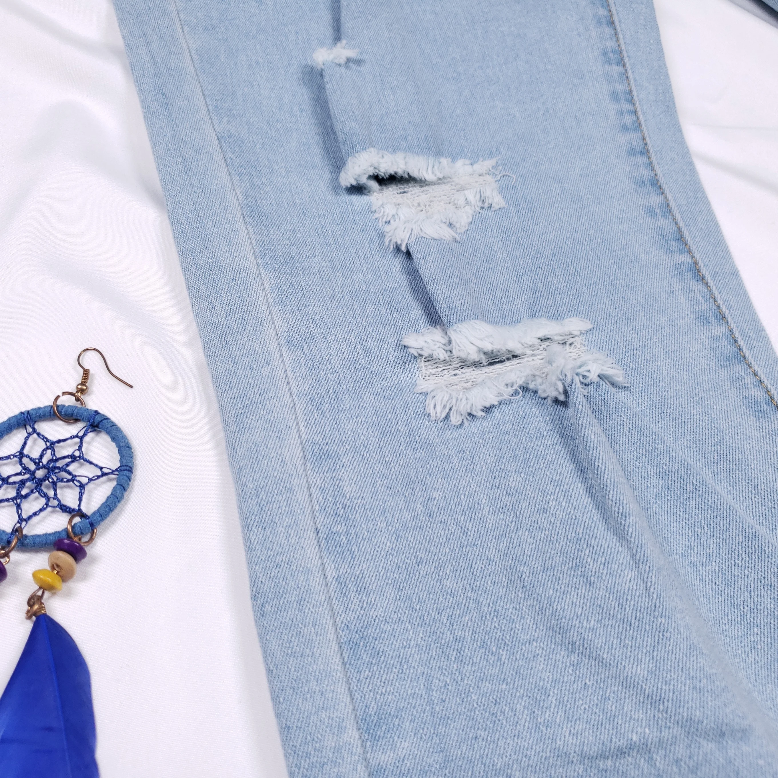 SKYKINGDOM gz longchan jeans women 2021 skinny pencil women ripped jeans distressed jeans women