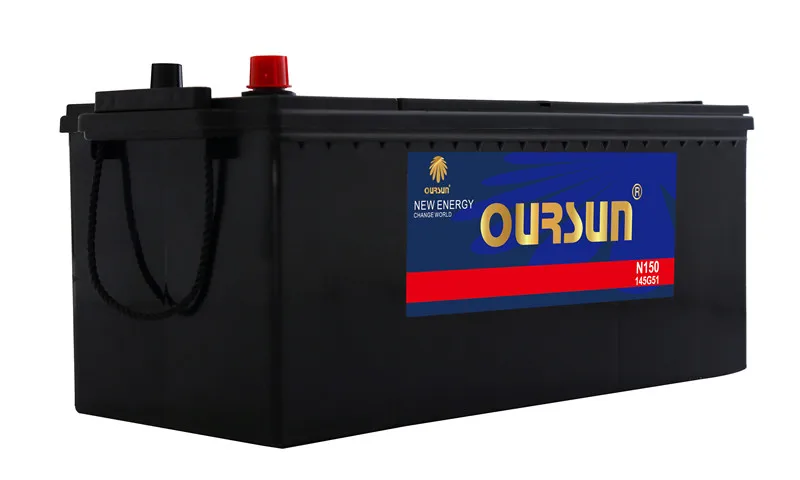 Heavy Duty Lead Acid Automotive Truck Battery 12V 150AH N150MF With High CCA Good Quality And Best Price