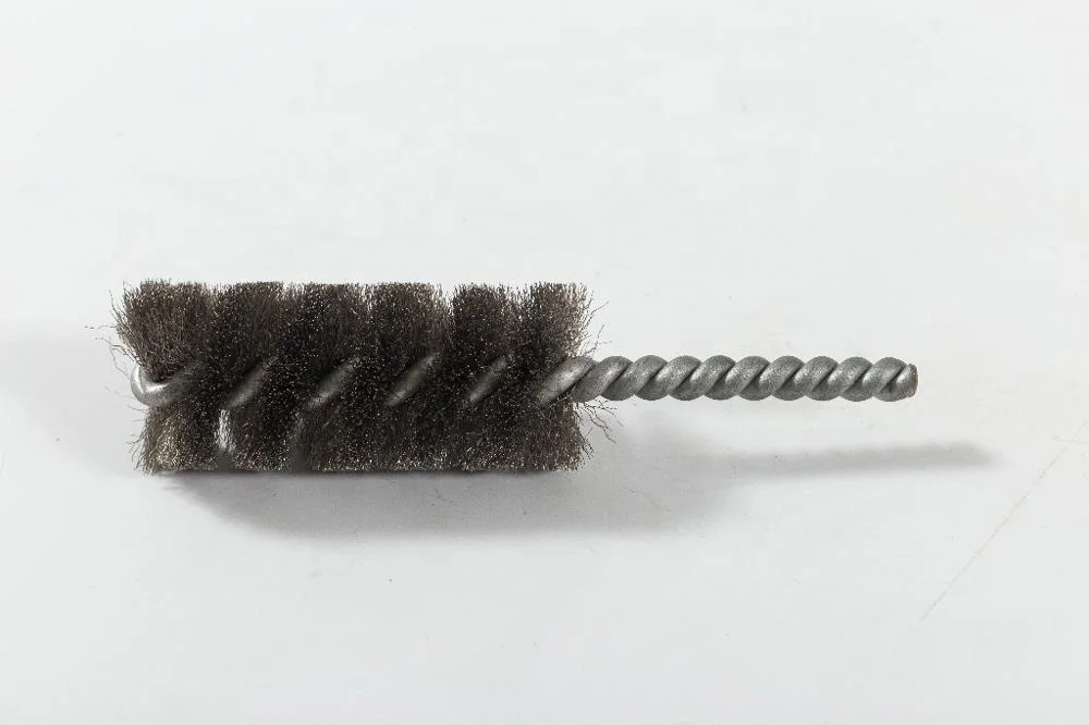 FMT Double Spiral Tube Brush For Deburring of Metal Holes
