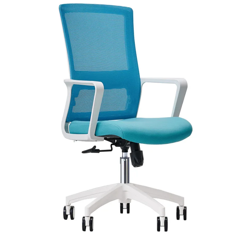 Высокое качество Лучшая цена Современный эргономичный офисный стул с высокой спинкой полностью из ткани подголовником
