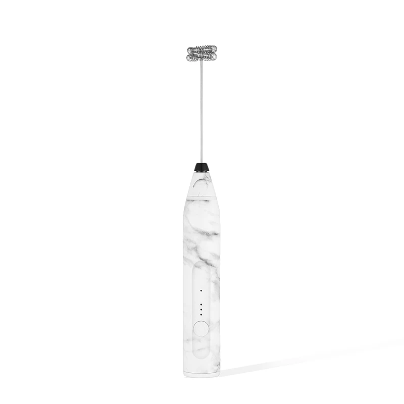 New Arrival milk foam frother USB rechargeable handheld electric coffee milk frother steamer set with coffee mug, mixer, pitcher