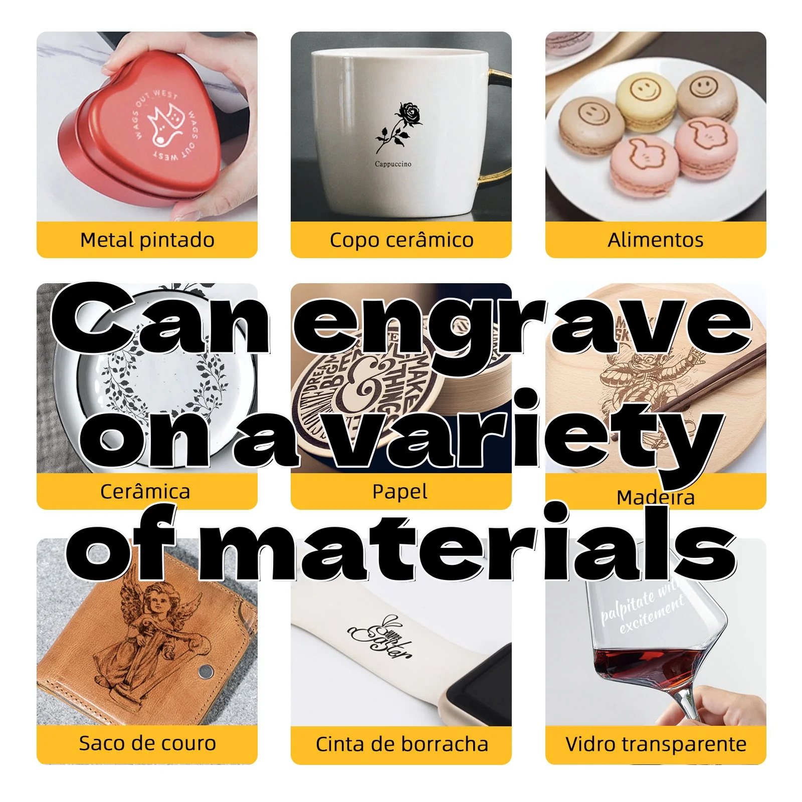 DAJA DJ6 Mini Portable Blue-Tooth Connection Epilog Fusion on Wood Laser Cutting and Engraving Machine