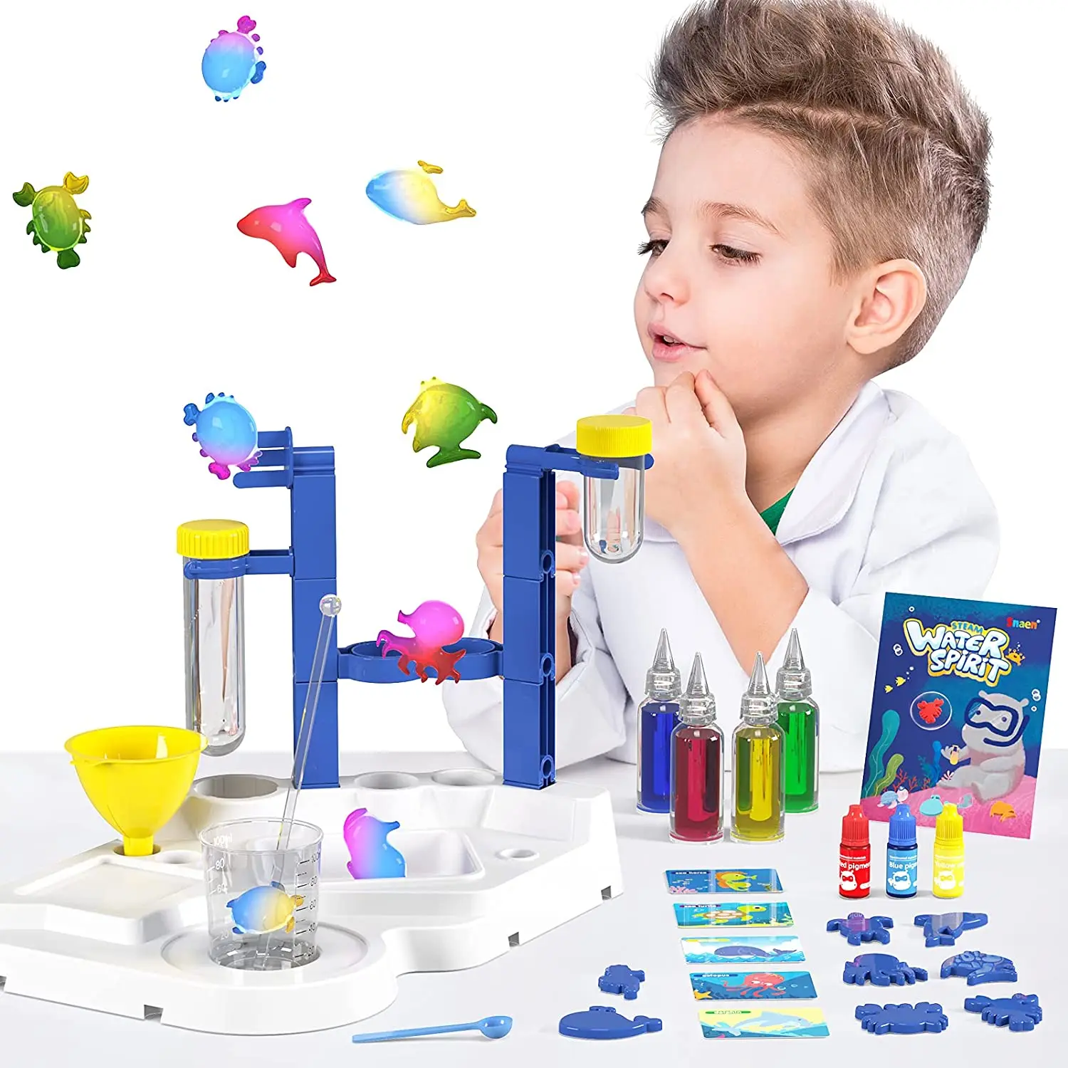 Science Experiment Kit Diy Stem Education Toy for Kids 3+ Touch Sensory Toys Discover in Learning
