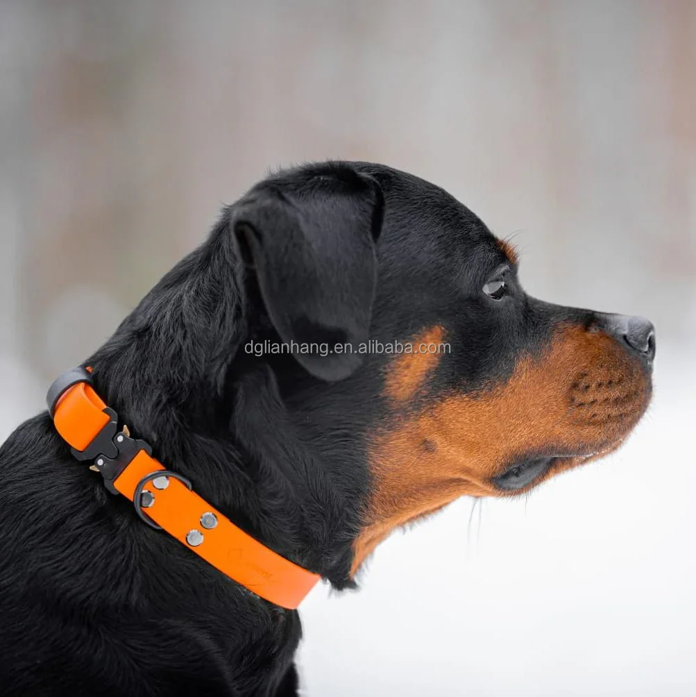 Used by professional working dog agencies all over the world in a variety of equipment Cobra buckle PVC training dog collars