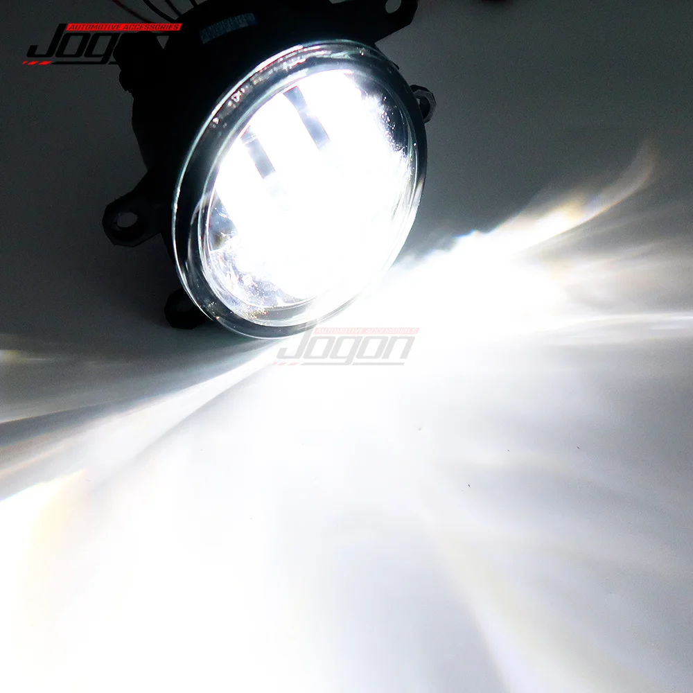 LED Auto Fog Lamp Car Anti Fog Light White Yellow For Toyota Land Cruiser 200 Prado150 FJ Cruiser Accessories 2016 2017-2019