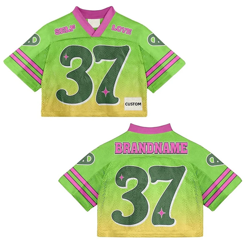 Wholesale Retro Soccer Jerseys Custom Embroidery Name Number Stitched American Football Jersey Stylish Tshirts For Men