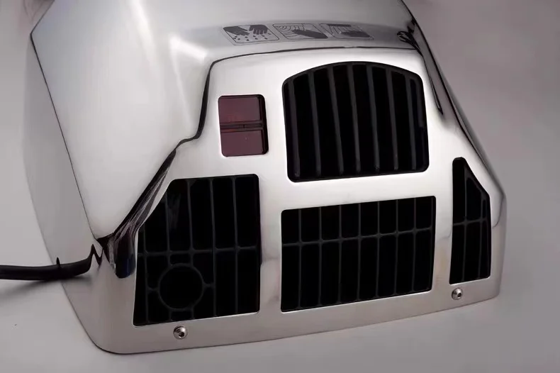 Commercial Electric High Speed Hand Dryer Professional Dryer Automatic Airblade Hand Dryers Silver White Customized Motor Power