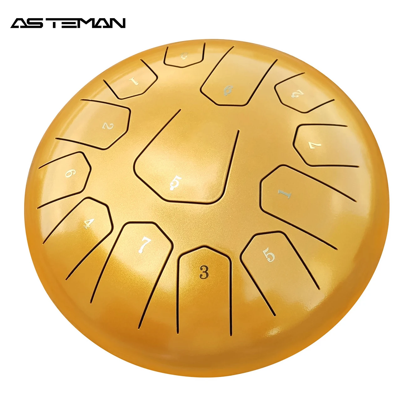 ASTEMAN стальной барабан для языка из углеродистой стали серии gold diamond 12 дюймов 13 тонов