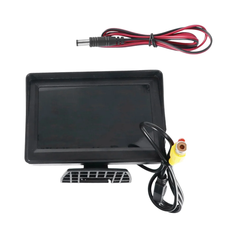 Factory Direct Supply Universal Car Rear View Reversing Image Dedicated Car Screen Monitor 4.3 Inch Hd Desktop Car Monitor