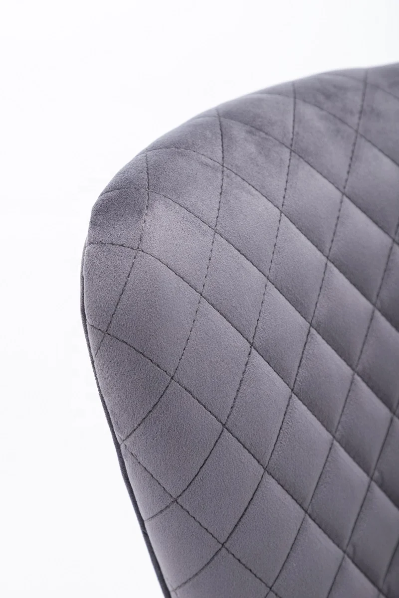 Luxury dinning room chair set for furniture Metal stainless steel leg  restaurant dining chair