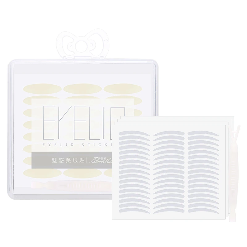 Оптовая продажа, инструменты для макияжа глаз Lameila, 120 пар, сетчатая кружевная лента большого размера для век, двойные наклейки для век A1026