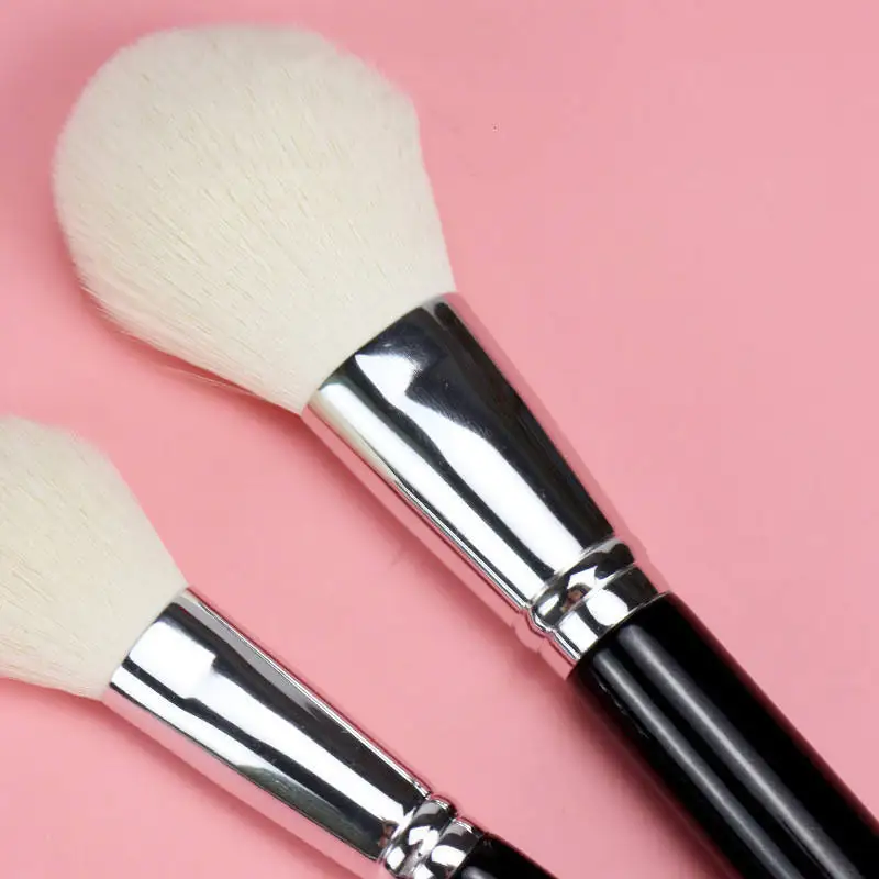 Best Seller Make Up Brush Set Goat Hair Natural Hair Professional 15pcs Black Private Label Makeup Brushes