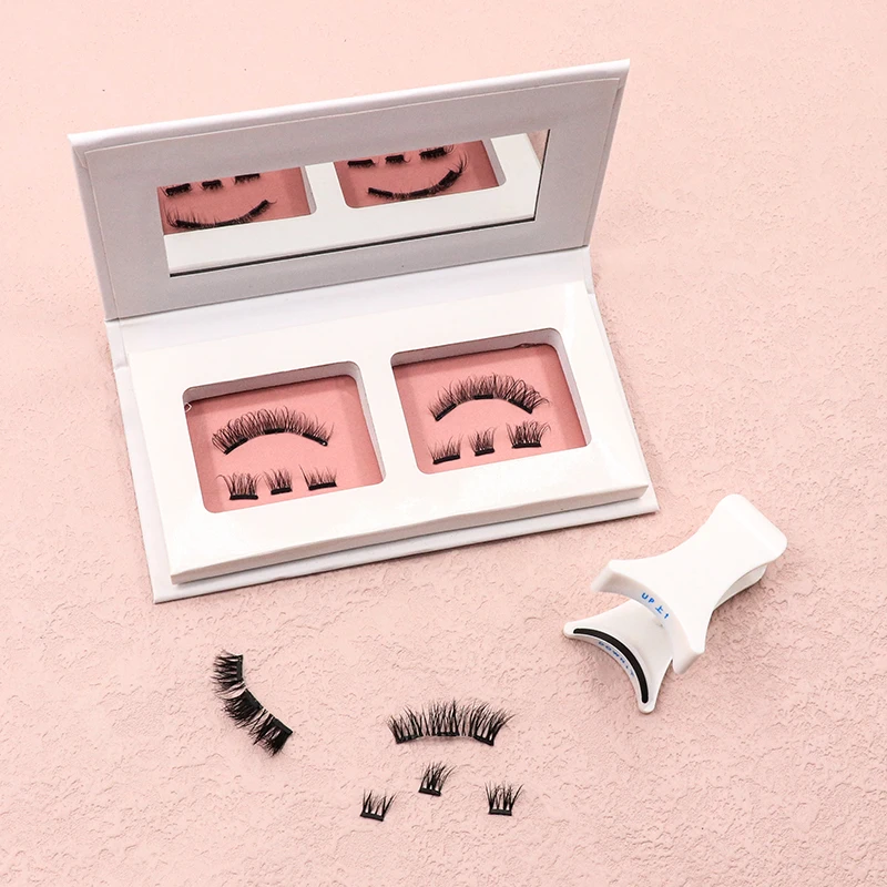 Reusable High Volume Magnetic Eyelashes No Glue No Eyeliner Cils Magnetiques Naturel 3d Magnetic False Eyelashes