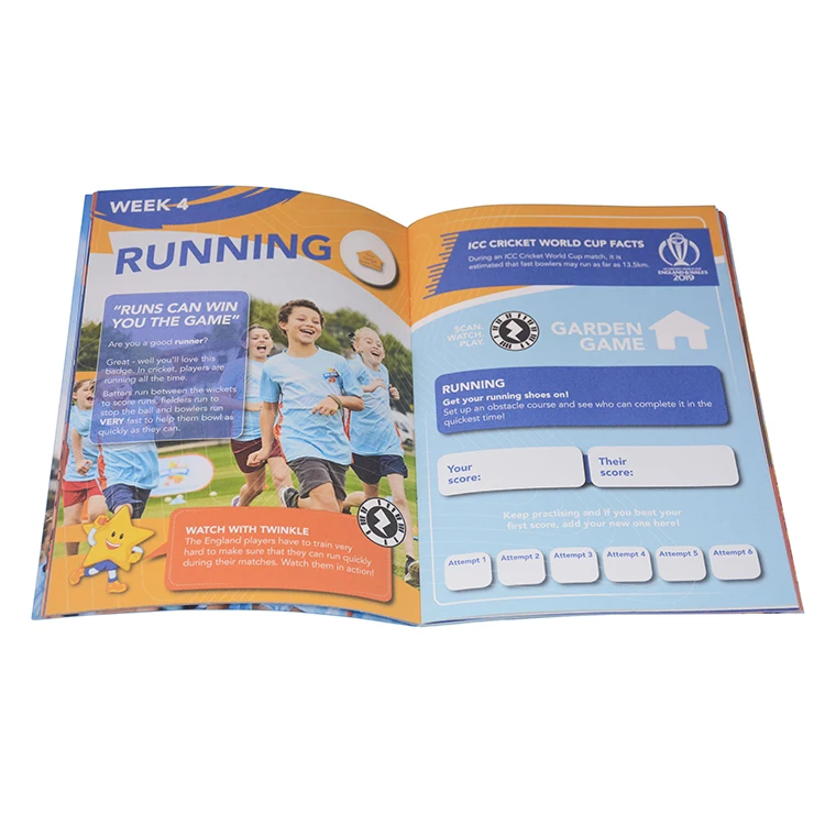 Hot sale competitive price kids road atlas books creative English paper back kids activity books