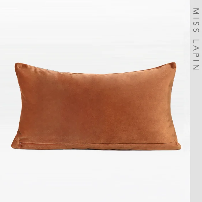 MISS LAPIN Decorative Pillow Throw Pillow Cover Sublimation Weave Line Embroidered Cushion Cover 30x50cm