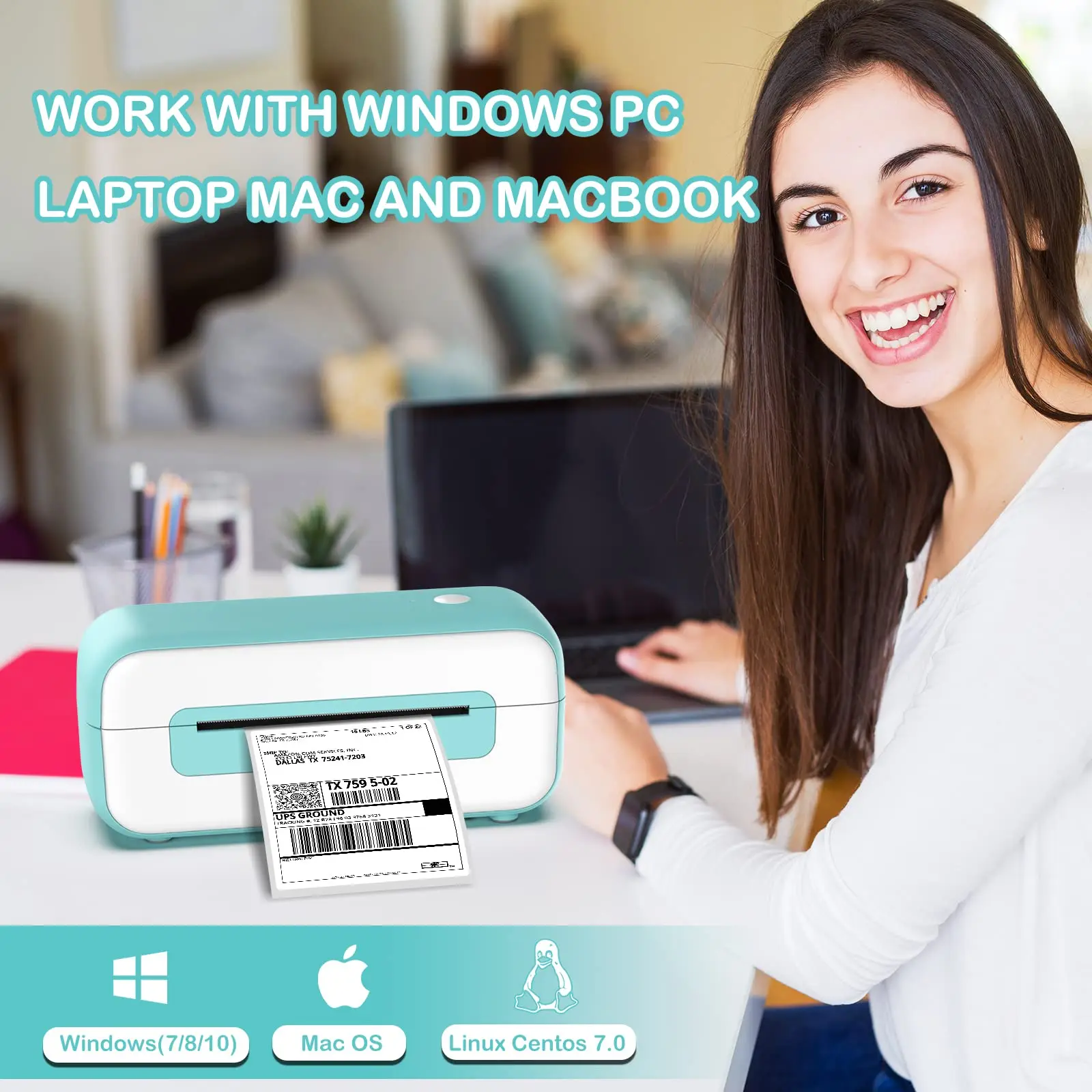 Phomemo 4x6 принтер для печати этикеток Bluetooth термопакет Ebay Amazon