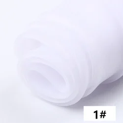 Sheer Organza Tulle Fabric for Wedding Canopy,Dress,Tutu Skirt,Clothing,Decorative,Black,White,Blue,Red,by the meter