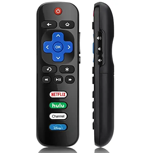 RC280 Universal Hisense Smart TV Remote Control Onn Roku TV TCL Remote For All Roku Smart TV With Shortcut Buttons