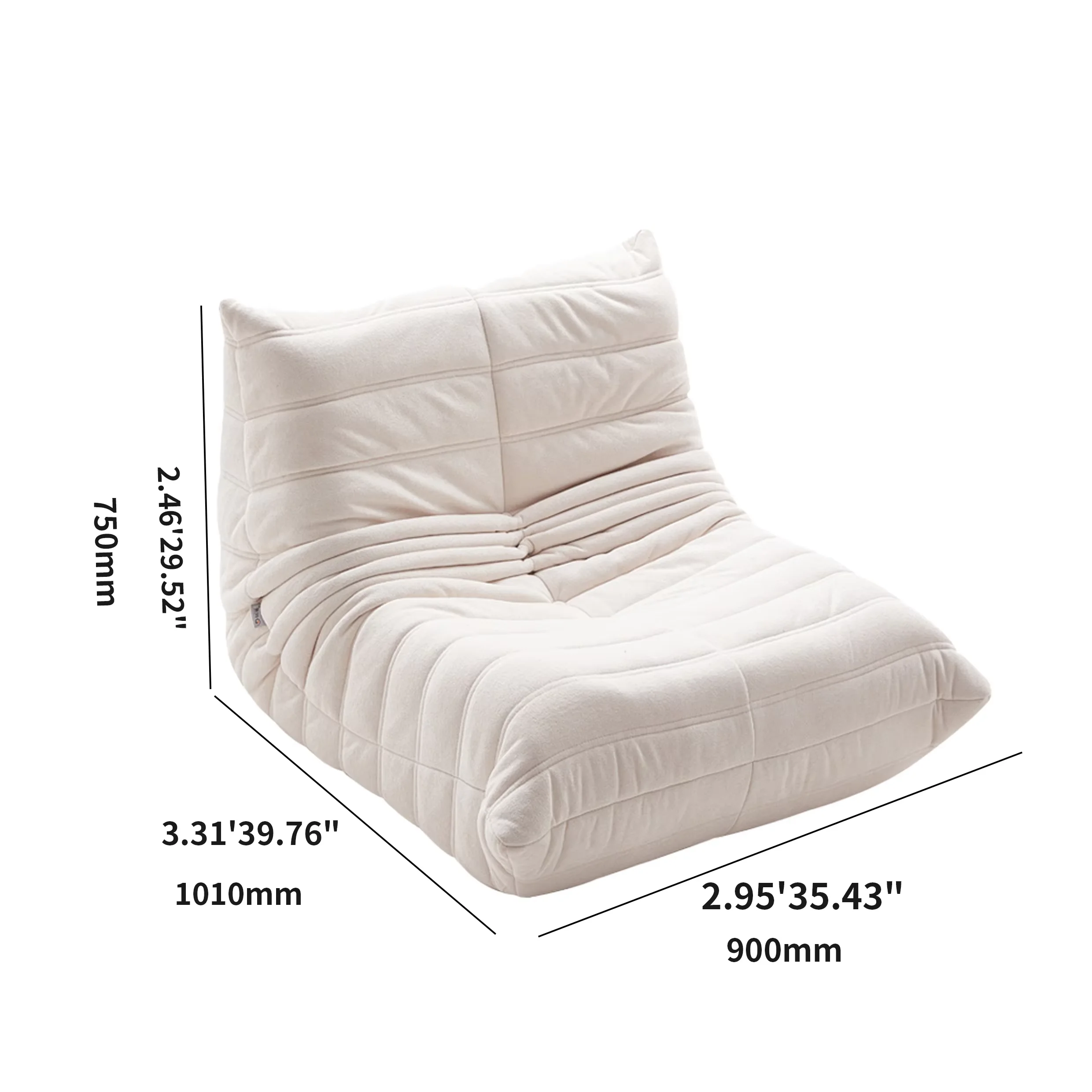 Contemporary Chesterfield Extendable Reclining Sofa Set Compressed Fabric for Living Room or Apartment