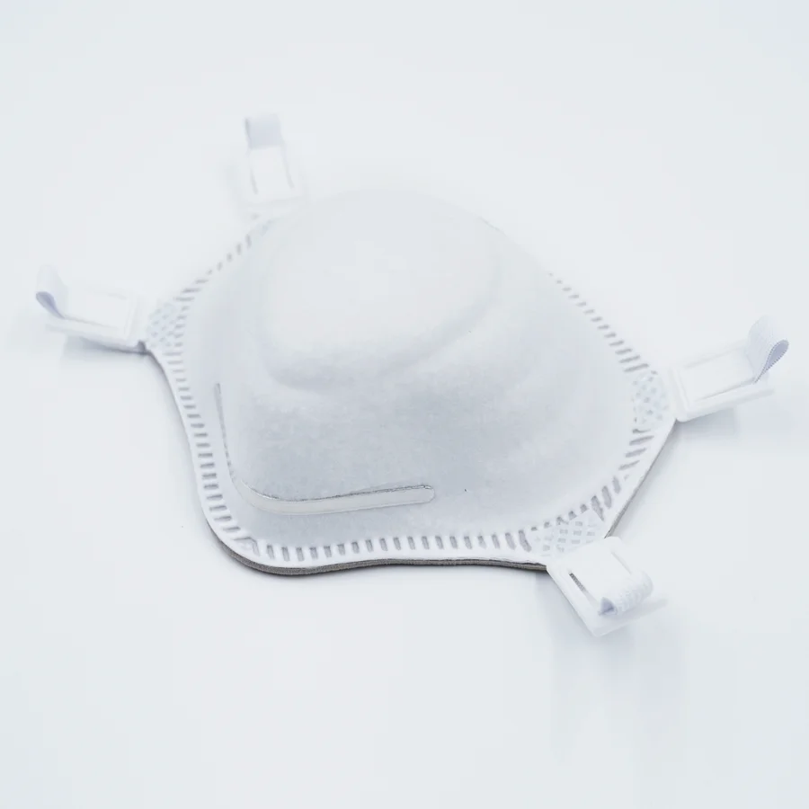 Wholesale OEM PPE FFP3 head loop mask headbands cup shape respirator disposable face mask