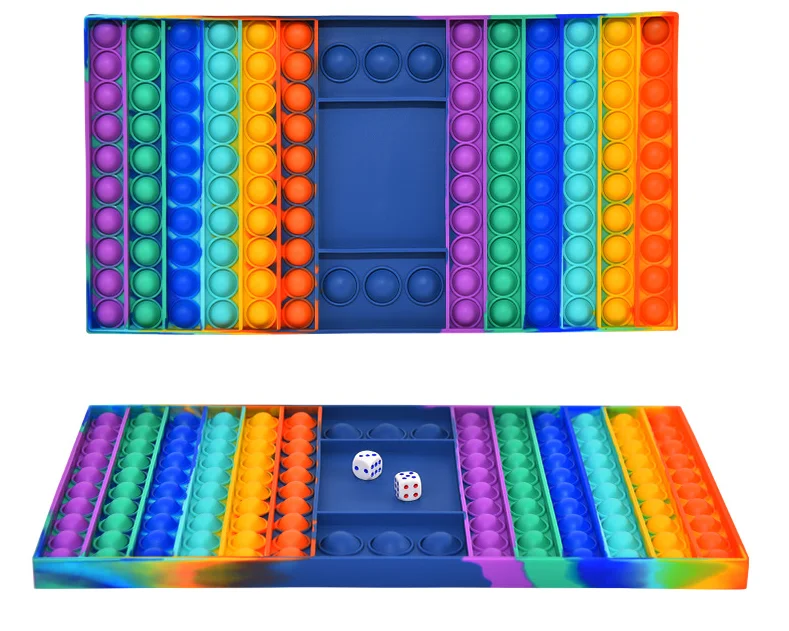 Bulk Custom Push Pop Bubble Fidget Sensory Toy Fidget Simple Push Stress Popity Fidget Toys Set