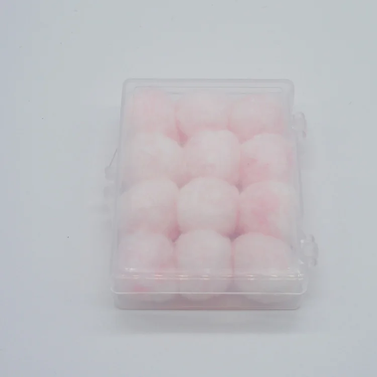 Hearing Protection pink shaped Wax Cotton sleeping earplugs Molded ear tips for custom hearing aids