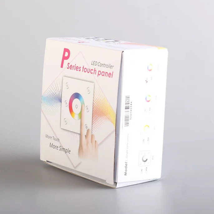 P3+T3 High quality wall wireless rgb color changeable touch led controller rf led rgb strip controller