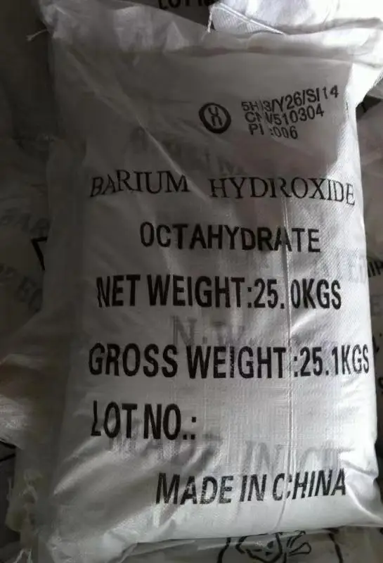 Chinese Chemicals Factory industrial Good Price 98% Ba Hydroxide Monohydrate