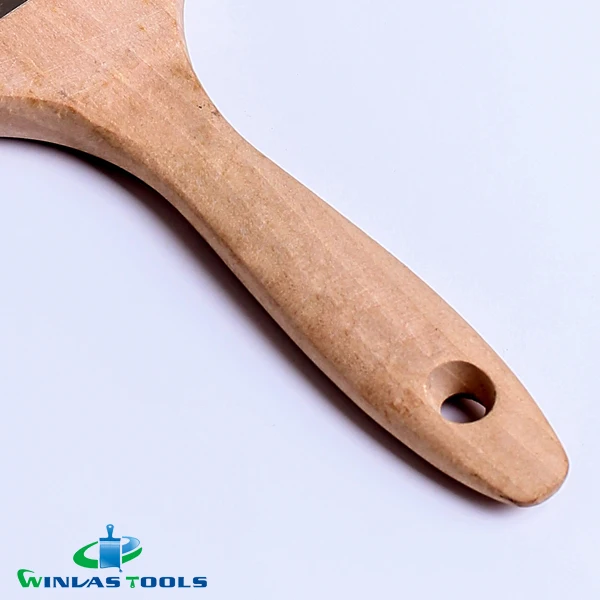 factory direct price wood handle brush Flat paint brush set