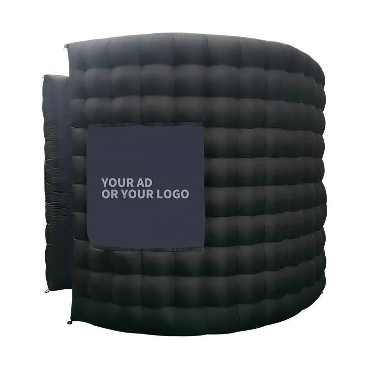 Camera Shape Photo Booth Walls LED Light 360 Photo Booth Enclosure for Advertising Wedding