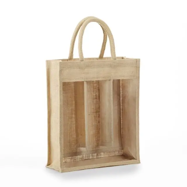 Hot sale Jute wine Bag