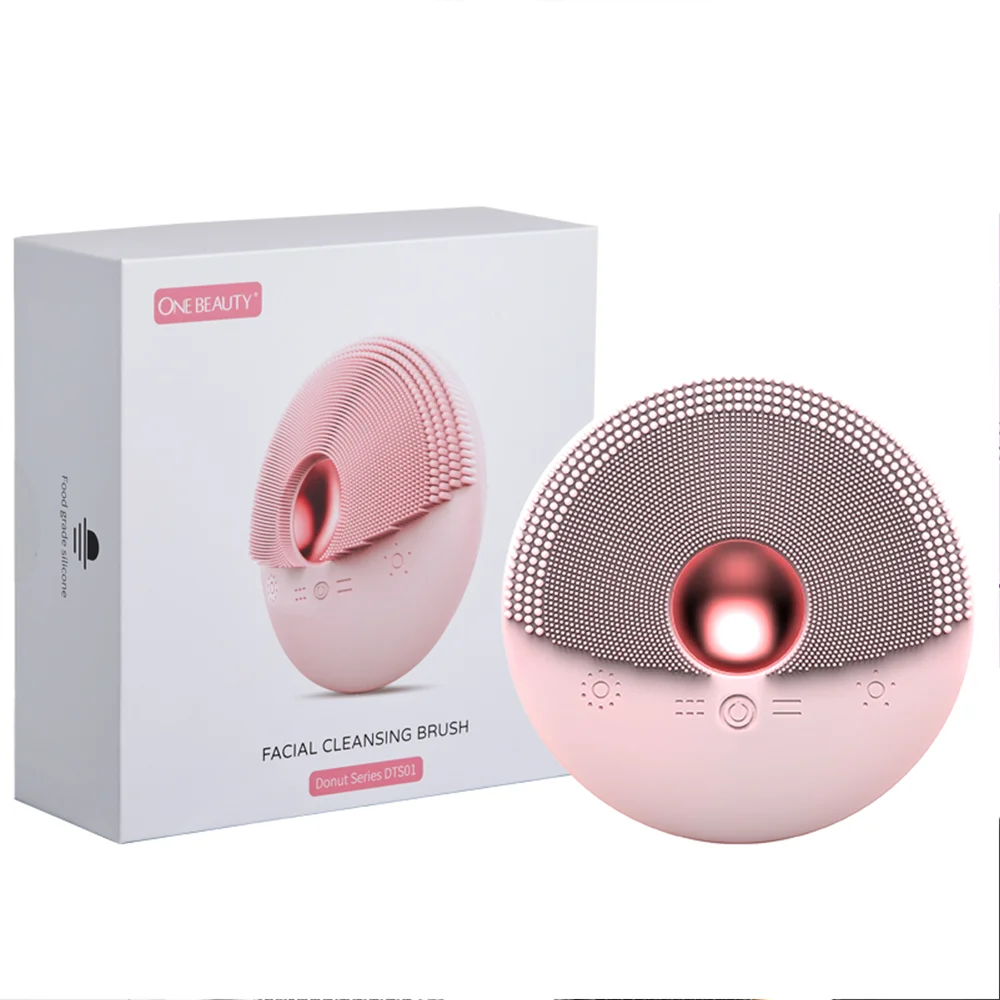 Electric Red Light Brush Dry Brushes Tools High Frequency Waterproof Cleansing Sonic With Antimicrobial Br Facial