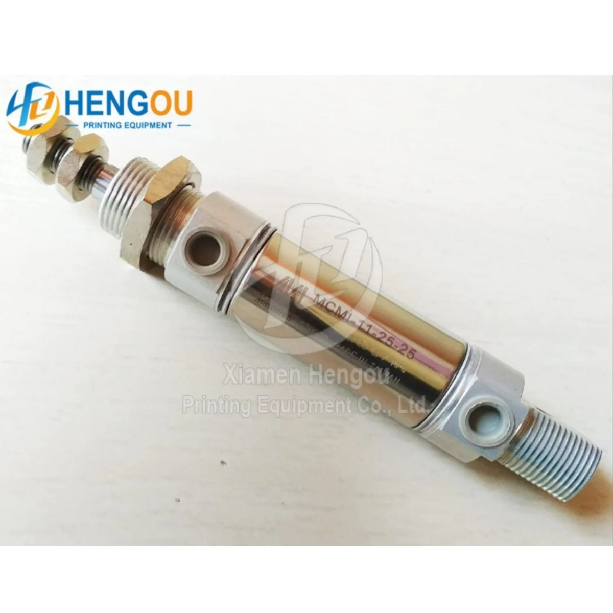 Pneumatic Air Cylinder 25mm bore 25mm stroke Double Acting Single rod Mindman Cylinder MCMI 11 25-25
