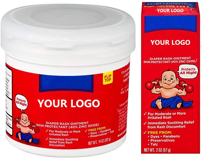 Oem odm уход за кожей ребенка частная марка бесплатные парабены детские подгузники крем набор для