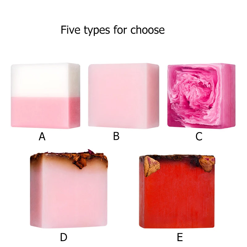 Hot Sell Rose series Essential Oil Hand Soap Wash Face Deep Cleansing Bath Moisturizing Oil Control Soap