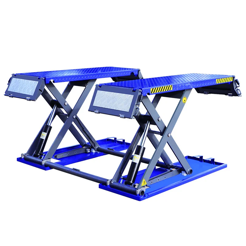 Factory Made Scissor Car Lift Electric Hydraulic Lift 4000kg Movable Car Maintenance Lift Platform