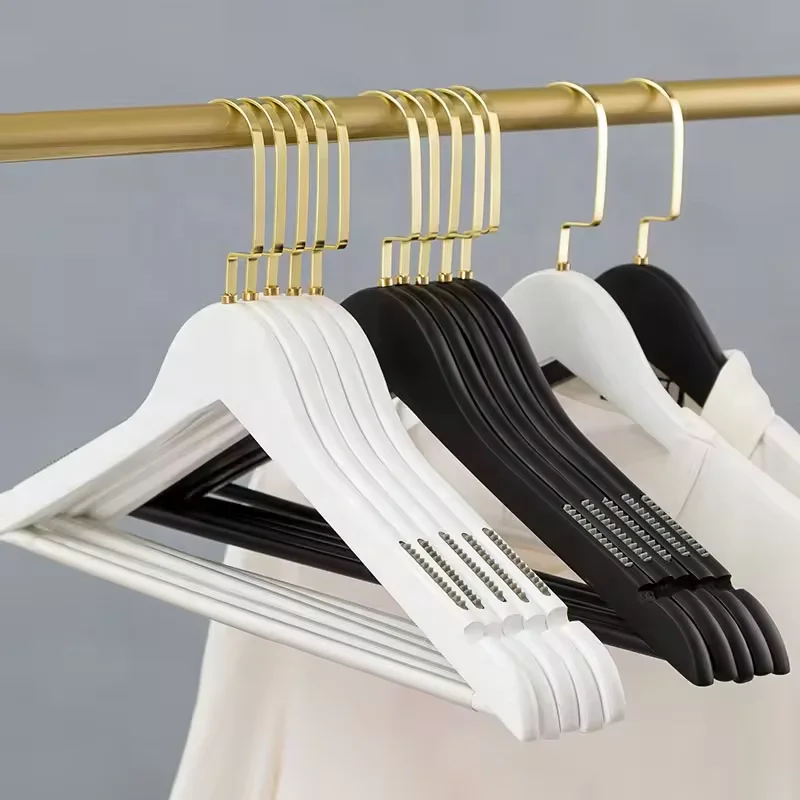 Factory Wholesale Multi Color Clothes Hangers Of Wood Branded Wooden Suit Hangers