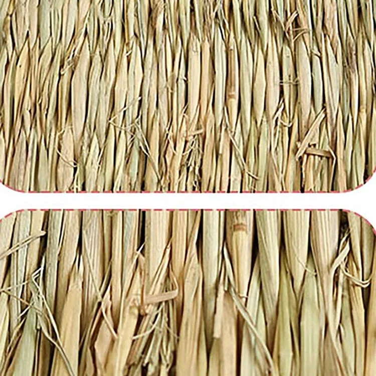 Woven Bed Mat for Rabbits - Grass Mat & Bunny Bedding Nest - Chew Toy Bed for Guinea Pig Chinchilla