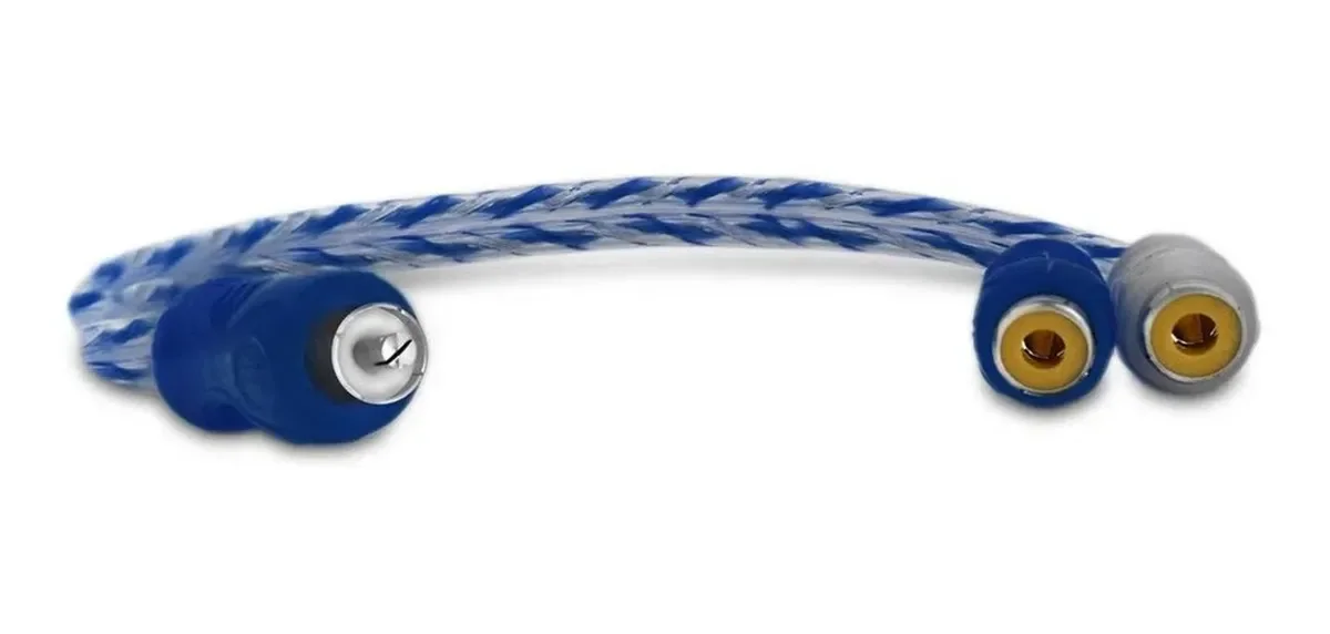 1 Male to 2 Female Plug Audio Cable For Car Kit Amplifier Sound Y Splitter Audio Adapter RCA Cable